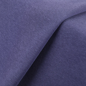 Premium Quality 40S Double-Sided 220g T Shirt Fabric 73.5% Cotton 26.5% Polyester 1*1 Rib for Boys' Clothing Jersey Fabric - Product Image 2