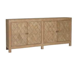 Buffet de table en bois rétro, vintage, rustique, japonaise, meubles de maison, shabby et chic - Product Image 1