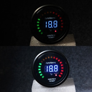 Ramainer 2 ''52 millimetri Auto Digitale/Analogico <span class=keywords><strong>Elettronico</strong></span> A LED Water Temp Temperatura Calibro di Fumo Auto Meter - Product Image 5
