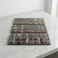Dalles de moquette en nylon teint à 100 % avec support en PVC, fabriquées à la machine, 100x25cm, 50x50cm, pour bureaux
