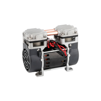 Mini compresseur d'air sans huile 25L/min pour appareil de soins de la peau/machine de pulvérisation d'oxygène, alimentation en air propre à faible bruit, petite taille