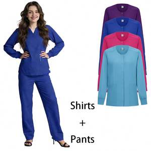 Conjuntos de Uniformes Médicos para Hombre y Mujer, Uniformes Médicos con Spandex - Product Image 1