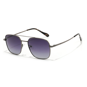 Unisex <b>Pilot</b> Sunglasses Rectangle Metal Frame Green Lens UV400 Protection Adult - Product Image 4