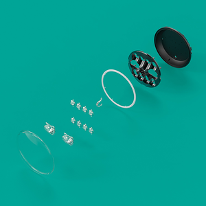 Lentille optique de projecteur de phare avant rond en PMMA personnalisée pour la remplacement, la mise à niveau et la modification des <span class=keywords><strong>phares</strong></span> LED de voiture à faisceau élevé - Product Image 4