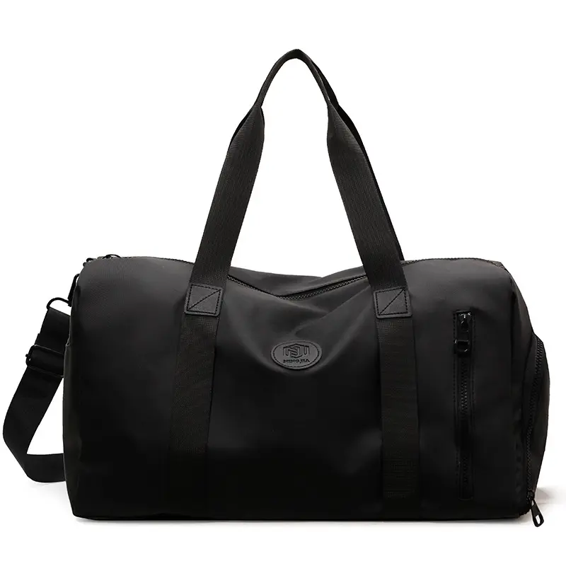 Unisex katlanabilir seyahat çantası rahat spor spor çantası kuru ıslak ayırma eğitimi iş bavulu silindir çanta NE872