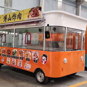 รถเข็นขายกาแฟและขนมเคลื่อนที่อัจฉริยะ Oriental Shimao พร้อมเครื่องชงกาแฟ สแตนเลส ระบบติดตาม GPS ป้องกันสนิม - Product Image 1