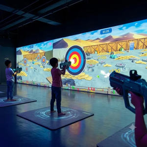 Sistema de Juego Interactivo de Tiro al Blanco con Proyección, Simulador de Pistola Láser <span class=keywords><strong>3D</strong></span> AR para Parques de Diversiones Interiores - Product Image 1
