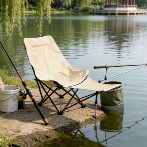 Silla de <span class=keywords><strong>Playa</strong></span> Plegable Portátil de Aleación de Aluminio Moderna, Ligera, Individual, para Dibujar, Hacer Picnic, Banco de Jardín - Product Image 3