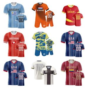 Мужской и детский спортивный костюм: футболка и шорты для футбола, бега, тренировок, быстросохнущая одежда, комплект из 2 предметов - Product Image 1