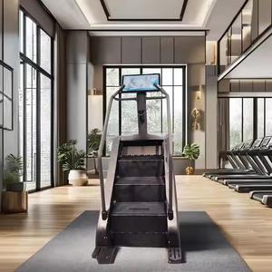Appareil de fitness commercial pour la montée d'escaliers, stepper à écran tactile, équipement cardio motorisé pour centre de fitness - Product Image 2