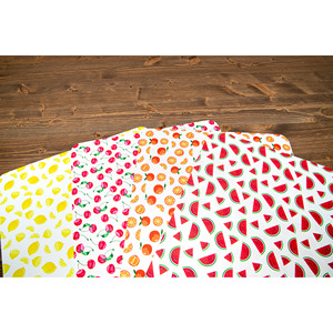 PACK OF 4 POLYPROPYLENE <b>PLACEMATS</b> 45X30 CM ASSORTED TUTTIFRUTTI - Product Image 1