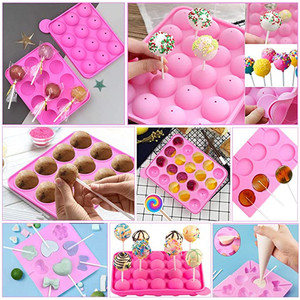 Hot 556Pcs Silicone Lollipop Khuôn Kit 3-Tầng Bánh Đứng Và Sô Cô La Kẹo Nóng Chảy Nồi Nướng Nguồn Cung Cấp Trong Hộp Bao Bì - Product Image 3