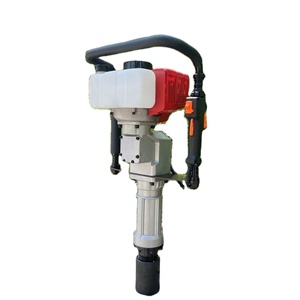 Pileuse portative à essence pour la construction, le contrôle des inondations, la pose de tuyaux en acier pour voies ferrées, avec moteur quatre temps et boîte de vitesses - Product Image 1