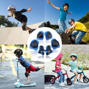 Rodilleras protectoras para deportes al aire libre para niños, almohadillas protectoras para patinete, <span class=keywords><strong>patinaje</strong></span>, ciclismo, 6 uds. - Product Image 6