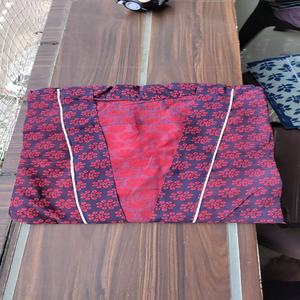 Nuevo Kimono de Algodón Azul Talla Grande, Estampado Floral a Mano, Disponible a Precio de Mayoreo - Product Image 5