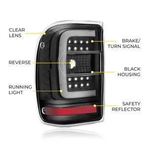 Paire de <span class=keywords><strong>feux</strong></span> arrière LED C Barre lumineuse lentille claire gauche + droite pour <span class=keywords><strong>Ford</strong></span> <span class=keywords><strong>Ranger</strong></span> 2001-2011 - Product Image 6