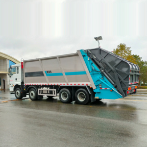 Compactador de Residuos de Gran Volumen Shaanxi Automobile Delong, Suministro Directo de Fábrica, 30m³, Camión de Limpieza de Residuos para Carreteras Municipales - Product Image 4