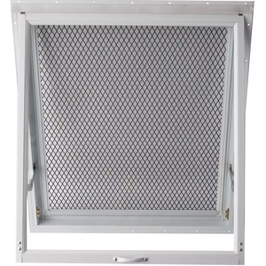 MINGLEI Fenêtre de poulailler encastrée Ventilation inclinée en aluminium pour abri pour animaux Fenêtres pour poulailler - Product Image 1