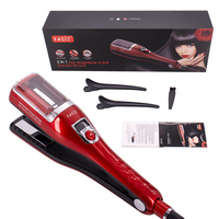 Lisseur et tondeuse à cheveux 2 en 1 professionnel automatique pour femmes, coupe-pointes fourchues, lisseur de cheveux en céramique portable