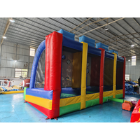 Prix bon marché 4-en-1 sport jeu gonflable interactif jeux de carnaval gonflables pour la fête