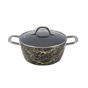 高品质厨房使用热锻铝金属大锅汤锅