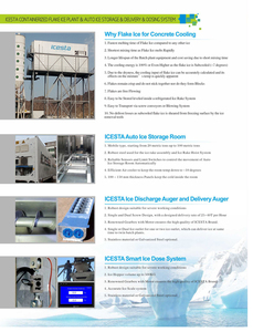 ICESTA Larga vida útil <span class=keywords><strong>Evergy</strong></span> Saving Alta productividad 90 toneladas Contenedor Flake Ice Plant con sistema automático de entrega de hielo - Product Image 5