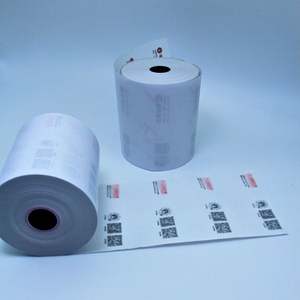 Papier thermique personnalisé de qualité 3, 100 % pâte de bois, étanche, pour rouleaux de caisse enregistreuse, tickets de file d'attente et reçus de point de vente (POS), en rouleau jumbo découpé - Product Image 4