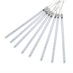 Tubes de lumières météores étanches de 30cm/50cm/80cm, classement IP65, <span class=keywords><strong>guirlande</strong></span> de Noël extérieure avec lumières de <span class=keywords><strong>pluie</strong></span> tombantes pour les fêtes - Product Image 6