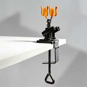 LinhaivetA Support de bureau multifonctionnel <span class=keywords><strong>pour</strong></span> aérographe, capacité de 4 aérographes, <span class=keywords><strong>pour</strong></span> maquettes - Product Image 2