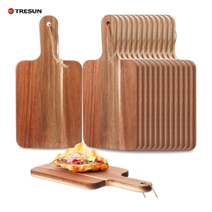 Planche à découper en bois d'acacia gravée au laser double face, antidérapante, durable, facile à nettoyer, épaisseur 2,0 cm, plateau en bois - Product Image 1