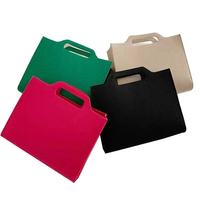 Sac fourre-tout en feutre personnalisé avec logo, écologique, durable, portable, pour documents professionnels, shopping et rangement