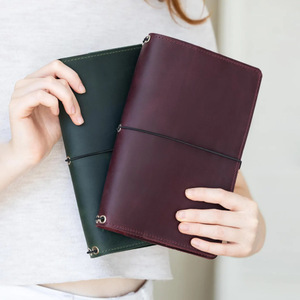 สมุดโน้ต A5 สไตล์เรโทรคุณภาพสูง พร้อมซองหนังแบบพกพา คลิปหนีบสมุดโน้ต สายหนัง PU ป้องกันสมุดโน้ต - Product Image 2