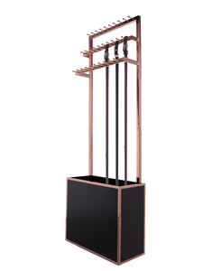 Cintura in pelle personalizzata per espositore mobile oro rosa in acciaio inossidabile per cintura appesa per espositore commerciale per negozio - Product Image 5