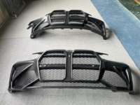 Pare-chocs avant en fibre de carbone sur mesure OEM, forme agressive, finition brillante 3K, aérodynamique, haute résistance, tuning de course, pare-chocs extérieur