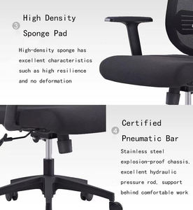 Modern Minimalist kurtuluş lomber omurga personel toplantı ev Mesh ergonomik bilgisayar sandalyesi - Product Image 5