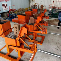 Machine à fabriquer des briques pour petites entreprises et usage domestique, machine à fabriquer des blocs en argile, machine à mouler des blocs, machine à fabriquer des briques Lego, machine à fabriquer des blocs creux