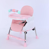 2023 chaise haute multifonctionnelle confortable pour l'alimentation de bébé/chaise haute à coussin Portable pour bébé et enfant