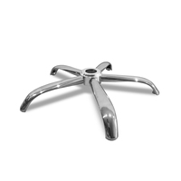 Composants de mobilier de bureau de laboratoire base de chaise pivotante en aluminium cinq étoiles de haute qualité