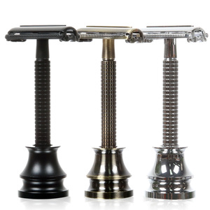 Men's Manual Razor Stainless Steel Twin Blade T Shape Double Sided Metal <b>Shaver</b> For <b>Face</b> - Product Image 5