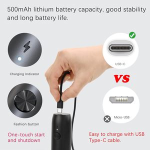 Batidora de Café Recargable por USB, Espumador de Leche Eléctrico, Batidora de Bebidas, Espumador de Café de Acero Inoxidable Portátil para Lattes - Product Image 2
