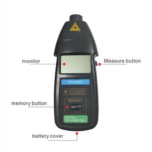 Dt2234b Dt2236b Digitale Foto-Elektrische Toerenteller Wiel Snelheid <span class=keywords><strong>Test</strong></span> Meter Met Lcd Display Snelheid Meetinstrumenten - Product Image 3