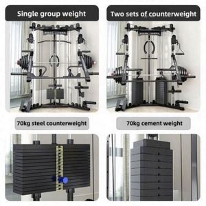 Machine Smith multifonctionnelle portable en ABS de haute qualité, durable, pour la musculation, avec demi-rack de squat en acier, équipement de fitness USA - Product Image 5
