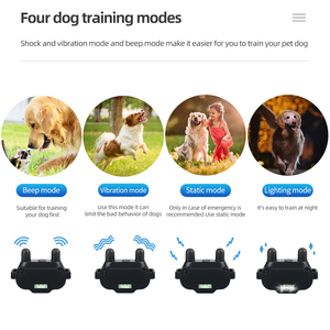 Collier de contrôle <span class=keywords><strong>Anti</strong></span>-<span class=keywords><strong>aboiement</strong></span> pour chien, 800m, accessoire électrique à écran LCD, Rechargeable, étanche, pour animaux domestiques - Product Image 3