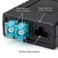 HEADWAY MX7 12 cœurs MPO vers LC Duplex OM4/OM3 Multimode 1x MPO Mâle vers 6x LC Panneau de brassage fibre optique