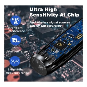 Detector de Señales RF Inalámbrico Multifuncional, Detector de Micrófonos Ocultos Portátil, Escáner Anti-Espionaje - Product Image 6