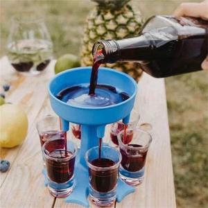 Dispensador de vino para vino blanco y tinto, dispensador de seis tazas, dispensador de vino en forma de embudo, dispensadores de bebidas y jugos - Product Image 3