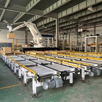 Robot automatique pour sacs de farine, sucre, aliments pour animaux, Machine à empiler, mortier sec, sac de ciment, ligne d'emballage, Robot