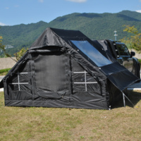 Tente de camping gonflable pour SUV, tente gonflable à fixer sur SUV, tente gonflable pour camion, tente arrière gonflable pour 6-8 personnes pour hayon de fourgonnette