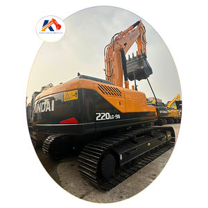 Excavadora Usada de 22.5 Toneladas en Venta Inmediata con Motor Core Gear, Excavadora Hidráulica de Orugas Hyundai 220LC-9S con Rodamientos, PLC y Bomba de Motor - Product Image 1