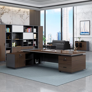 Hiện đại MFC sơn L hình ông chủ CEO quản lý bàn nhà sản xuất hiện Đại Văn phòng điều hành bảng - Product Image 3